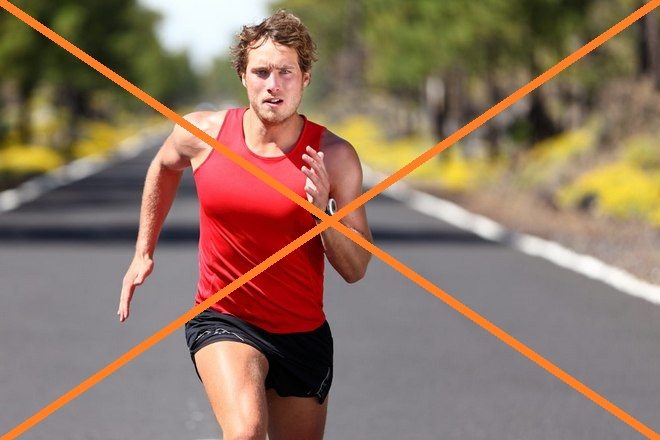 Запрет на силовые нагрузки и бег Силовые нагрузки и бег запрещены