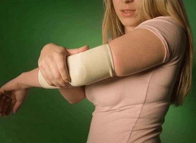 Компресс с Димексидом на локтевой сустав Компресс с Димексидом на локоть