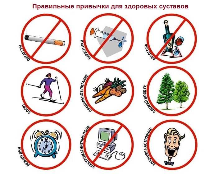 Правильные привычки для здоровых суставов у человека Правильные привычки для здоровых суставов
